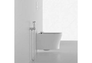 Унитаз подвесной CeruttiSpa ADIGE Aria MW CT9245 36x49 сиденье Duroplast, микролифт, белый матовый