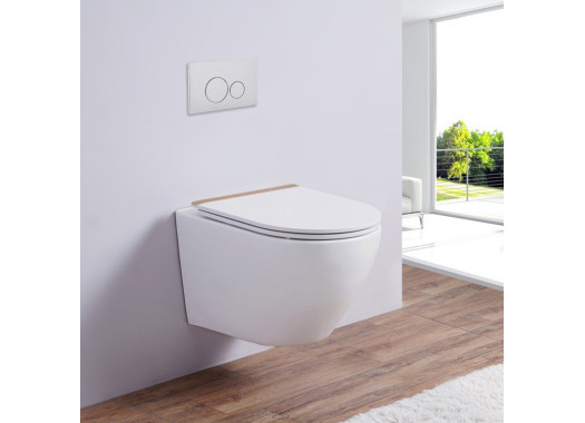 Унитаз подвесной Esbano Amapola-N DP 36x53,5 белый Унитаз подвесной Esbano Amapola-N DP 36x53,5 белый