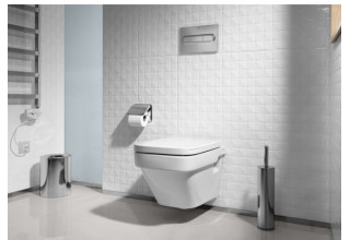 Унитаз подвесной Roca Dama-N Rimless 57x36 A34678L000 + A801782004 с сиденьем SoftClose