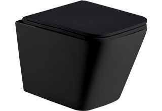 Унитаз подвесной Welt-Wasser GELBACH 041 MT-BL сиденье Duroplast, микролифт, черный матовый Унитаз подвесной Welt-Wasser GELBACH 041 MT-BL сиденье Duroplast, микролифт, черный матовый