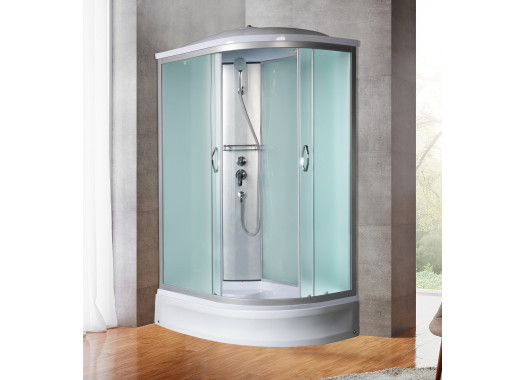 Душевая кабина River NARA 100/70/24 МТ L 100x70 левая, стекла матовые, профиль матовый хром