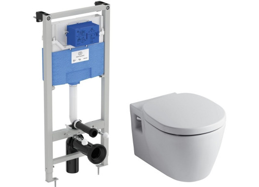 Инсталляция Ideal Standard Prosys Frame 120 M R020467 с унитазом Ideal Standard Connect W941102 и сиденьем Soft Close