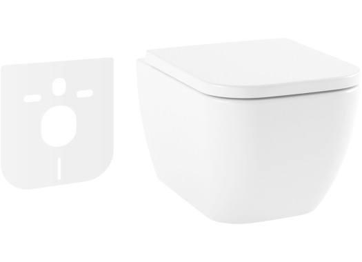 Комплект 2 в 1 Lavinia Boho One Rimless 21010004 (чаша + пневмокрышка + шумоизоляция)