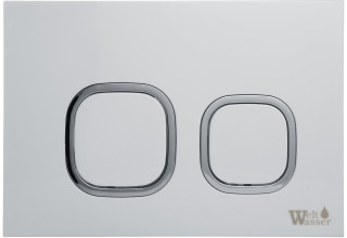 Комплект Welt-Wasser AMBERG 350 ST + MERZBACH 004 GL-WT + AMBERG RD-WT с белой клавишей