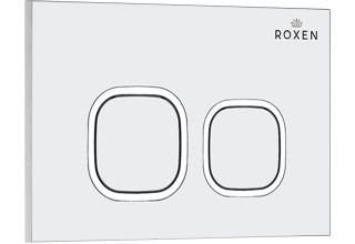 Комплект инсталляции Roxen StounFix Slim 533876 6в1 клавиша белая/хром
