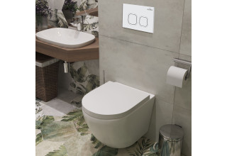 Комплект инсталляции Roxen StounFix Slim 533876 6в1 клавиша белая/хром