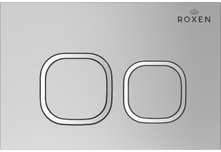 Комплект инсталляции Roxen StounFix Slim 552245 клавиша хром глянцевый