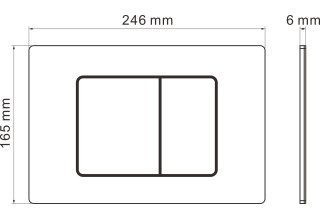 Комплект инсталляции Roxen StounFix Slim 621774 клавиша оружейная сталь