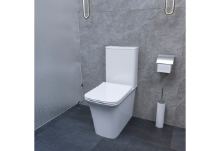 Унитаз напольный CeruttiSpa ARNO 34,5x62,0 безободковый SoftClose