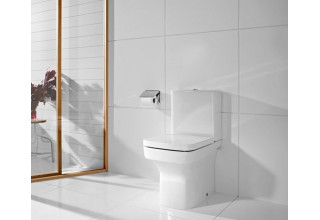 Унитаз напольный Roca Dama Compact 342787000 + 341782000 + 801780004 с баком и крышкой