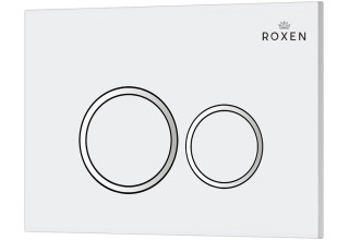 Инсталляция Roxen StounFix Slim 710200 с унитазом 530185-02 клавишей смыва Santi 410260W