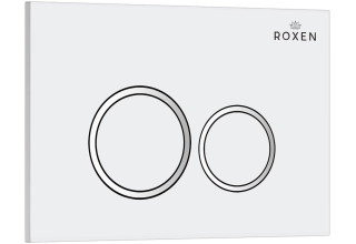 Инсталляция Roxen StounFix Slim 710200 с унитазом 530185-02 клавишей смыва Santi 410260W
