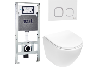 Комплект Welt-Wasser AMBERG 506 ST + MERZBACH 004 MT-WT + AMBERG RD-WT с белой клавишей