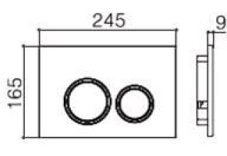 Комплект Welt-Wasser AMBERG 506 + GELBACH 004 MT-BL + AMBERG RD-MT CR с клавишей хром матовый