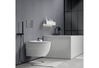 Комплект инсталляции Roxen StounFix Slim 607036 клавиша хром матовый