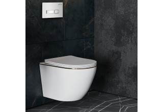 Комплект инсталляции Roxen StounFix Slim 904965 клавиша белый