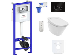 Комплект инсталляции и унитаза 6 в 1 Lavinia Boho Smart V-Clean Multi 3940005R(состоит из 3304003R, VB-4000, 38010010, 38040010, 3805004B)