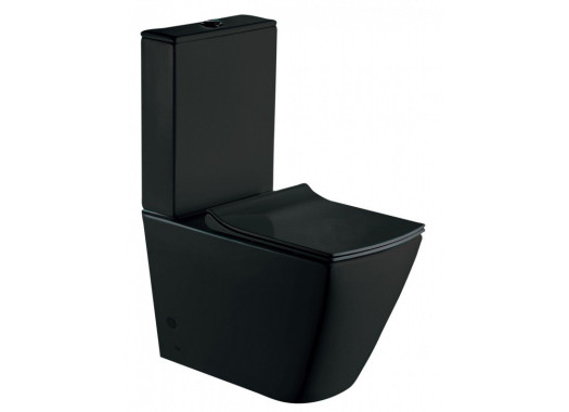 Унитаз напольный Esbano Duero-C 67x35,5 сиденье Duroplast, Soft Close, черный матовый Унитаз напольный Esbano Duero-C 67x35,5 сиденье Duroplast, Soft Close, черный матовый