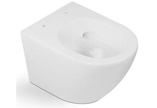 Унитаз подвесной Cerutti SPA SELLA Aria Tornado безободковый белый SoftClose