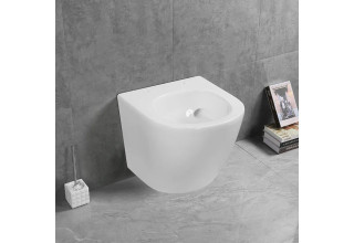 Унитаз подвесной Cerutti SPA SELLA Aria Tornado безободковый белый SoftClose