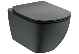 Унитаз подвесной Ideal Standard Tesi AquaBlade T0079V3 53,5x36,5 черный матовый