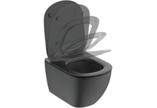 Унитаз подвесной Ideal Standard Tesi AquaBlade T0079V3 53,5x36,5 черный матовый