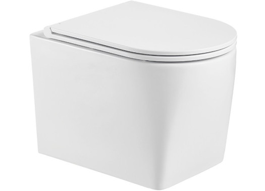 Унитаз подвесной Welt-Wasser NESENBACH 004 GL-WT 36x52 сиденье быстросъемное, микролифт, белый глянец Унитаз подвесной Welt-Wasser NESENBACH 004 GL-WT 36x52 сиденье быстросъемное, микролифт, белый глянец