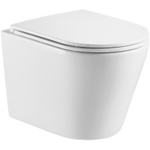 Унитаз подвесной Welt-Wasser SALZBACH 041 GL-WT 35,5x51,5 сиденье Duroplast, микролифт