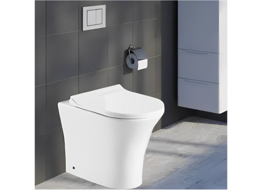 Унитаз приставной CeruttiSpa BERNINA F 34x52 безободковый SoftClose Унитаз приставной CeruttiSpa BERNINA F 34x52 безободковый SoftClose