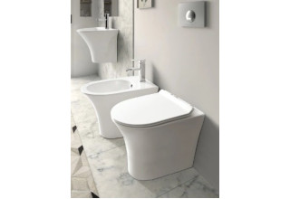 Унитаз приставной CeruttiSpa BERNINA F 34x52 безободковый SoftClose