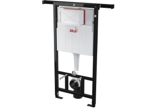 Инсталляция ALCAPLAST AM102/1120-BL-01 Jadroмodul для подвесных унитазов + дозатор для гигиенических таблеток