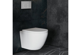 Комплект инсталляции Roxen StounFix Slim 560993 клавиша хром матовый