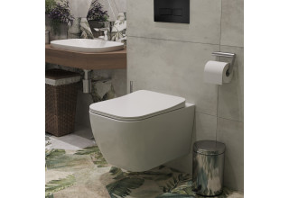 Комплект инсталляции Roxen StounFix Slim 579341 клавиша черный матовый