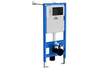 Комплект инсталляции Roxen StounFix Slim 579341 клавиша черный матовый