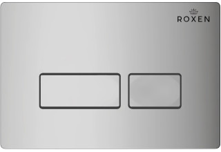 Комплект инсталляции Roxen StounFix Slim 583589 клавиша хром глянцевый