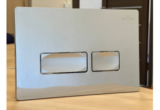 Комплект инсталляции Roxen StounFix Slim 583589 клавиша хром глянцевый