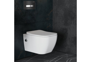 Комплект инсталляции Roxen StounFix Slim 649838 клавиша черная