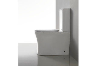Напольный унитаз CeruttiSpa Marmolada 36,5x62 безободковый SoftClose