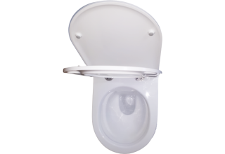 Подвесной унитаз CeruttiSpa Brenta Aria 36x49 безободковый SoftClose