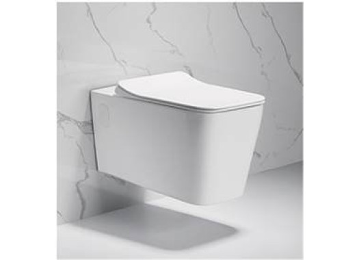 Подвесной унитаз CeruttiSpa Maiella aria 35x49 безободковый SoftClose