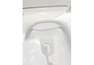 Подвесной унитаз CeruttiSpa Maiella aria 35x49 безободковый SoftClose