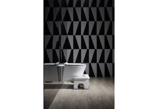 Подвесной унитаз CeruttiSpa Ortler Aria 33,5x50,0 безободковый SoftClose