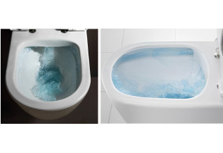 Подвесной унитаз CeruttiSpa Ortler Aria 33,5x50,0 безободковый SoftClose