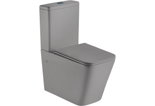 Унитаз-компакт Welt-Wasser WW SK GELBACH 001 ST MT-BL 34x61 сиденье Duroplast, микролифт, серый матовый Унитаз-компакт Welt-Wasser WW SK GELBACH 001 ST MT-BL 34x61 сиденье Duroplast, микролифт, серый матовый
