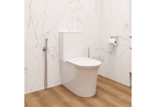 Унитаз напольный CeruttiSpa AVISIO 38,0x61,0 безободковый SoftClose