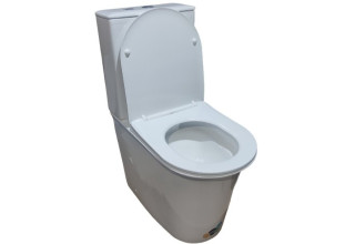 Унитаз напольный CeruttiSpa AVISIO 38,0x61,0 безободковый SoftClose