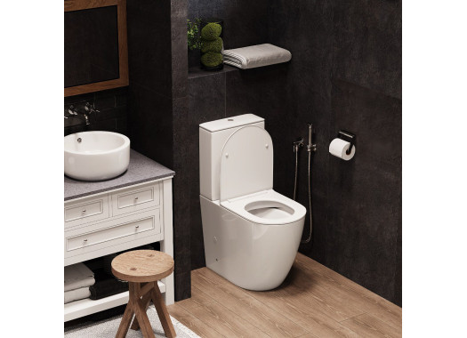 Унитаз напольный Ceruttispa Bella CT8709 62x38,5 сиденье Duroplast, микролифт