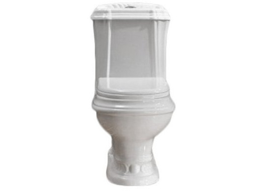 Унитаз напольный Cezares King Palace CZR-163-T 74,5x45 чаша без бачка и сиденья, белый