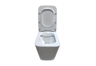 Унитаз подвесной CeruttiSpa MAIELLA Aria MW CT9164 50x35 сиденье Duroplast, микролифт, белый матовый