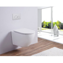 Унитаз подвесной Esbano Azalea MW 36,5x49 белый матовый